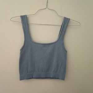 Zara light blue tank